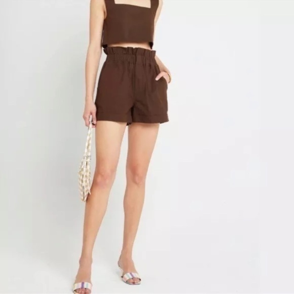 Opt Vienna paperback high rise shorts